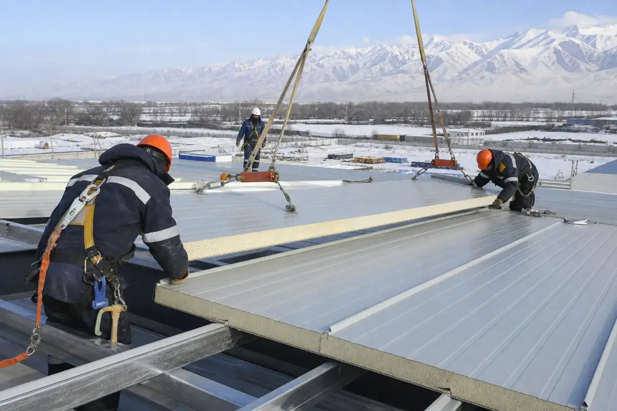 Кровельные PIR-панели — PIR roof panel, insulated roof, roof sandwich panel | Arteco New Materials Technology (Kazakhstan) Group Ltd.