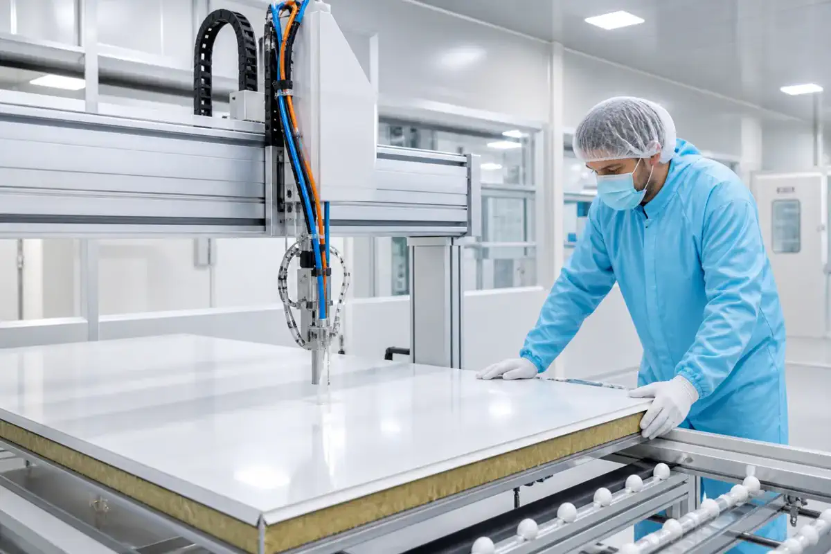 Панели для чистых помещений — Food factories — входной контроль материалов 17 | Arteco New Materials Technology (Kazakhstan) Group Ltd.