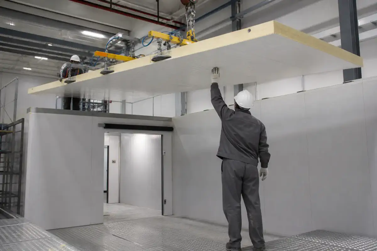 Cold room panels | Arteco New Materials Technology (Kazakhstan) Group Ltd. Cold room panels — freezer room — packing and dispatch 21 | Arteco New Materials Technology (Kazakhstan) Group Ltd.