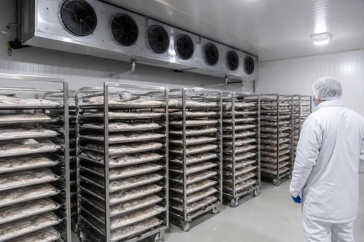 Meat & seafood freezing — Seafood — cleanroom application 27 | Arteco New Materials Technology (Kazakhstan) Group Ltd.