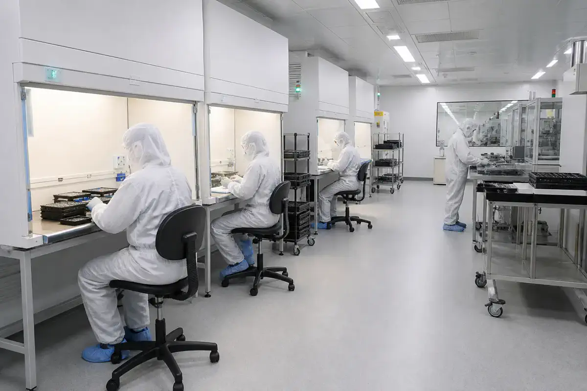 Clean manufacturing — Pharma — panel lamination detail 18 | Arteco New Materials Technology (Kazakhstan) Group Ltd.