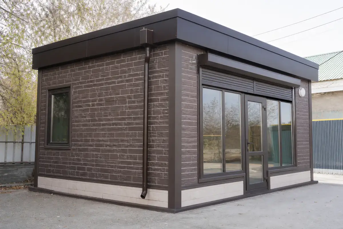 Металлические декоративные панели — Commercial buildings — узел монтажа стены 23 | Arteco New Materials Technology (Kazakhstan) Group Ltd.