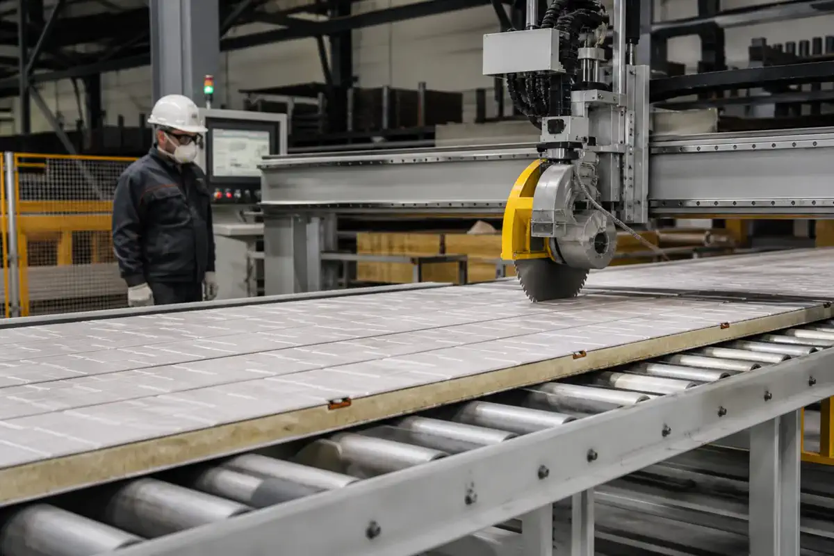 Металлические декоративные панели — Villas — узел ламинирования панели 18 | Arteco New Materials Technology (Kazakhstan) Group Ltd.