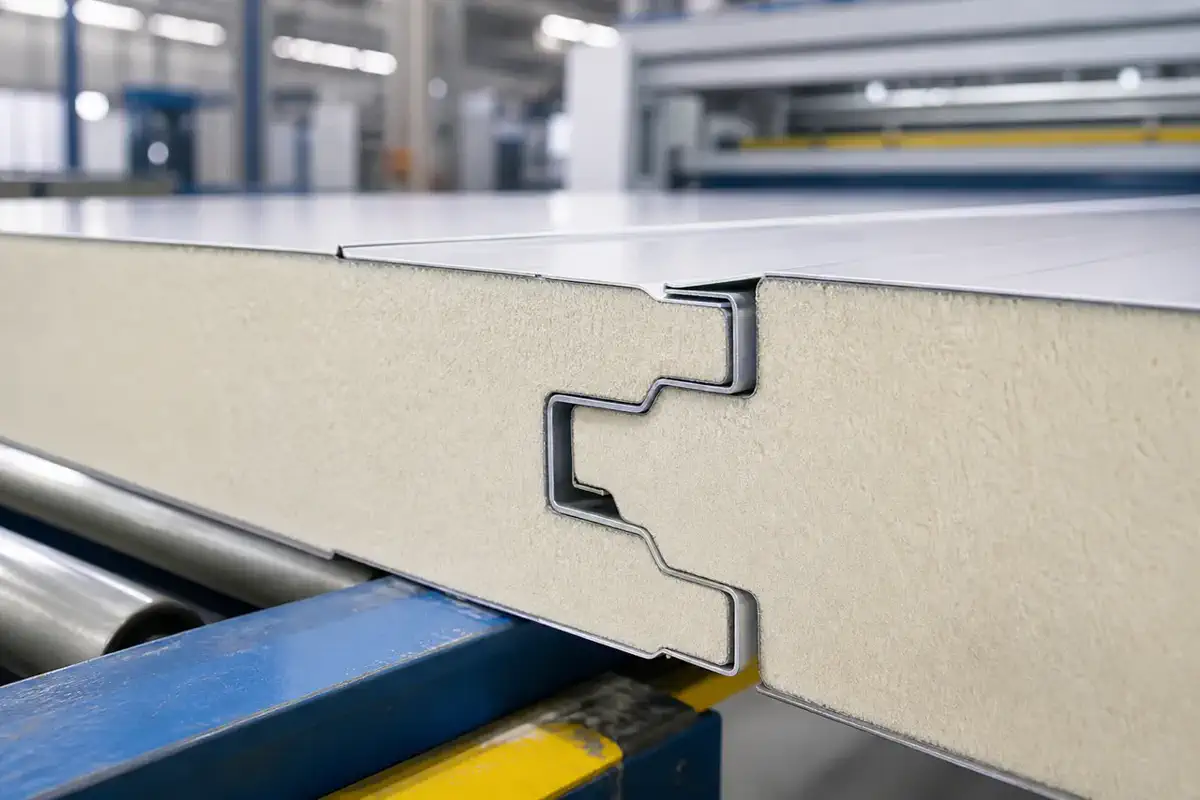 PIR wall panels — Warehouses — roof installation detail 24 | Arteco New Materials Technology (Kazakhstan) Group Ltd.