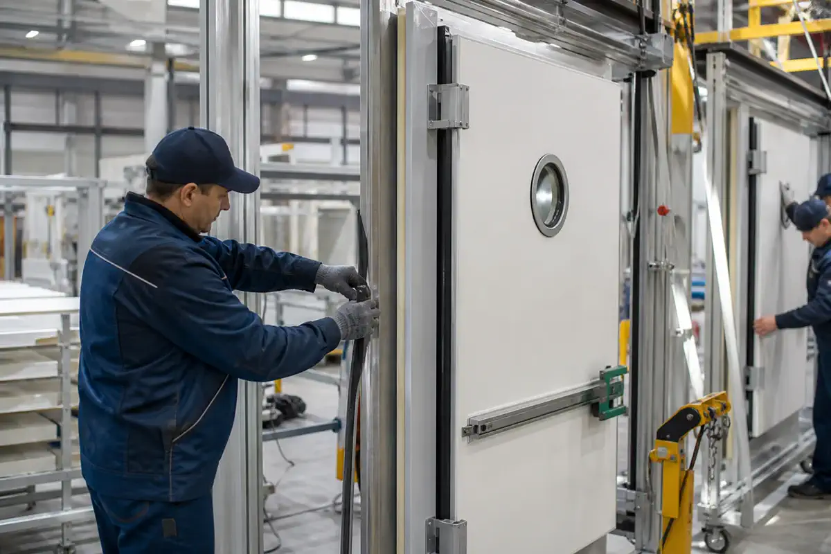 Муздаткыч камера эшиктери — Cold stores — чийки затты текшерүү 17 | Arteco New Materials Technology (Kazakhstan) Group Ltd.