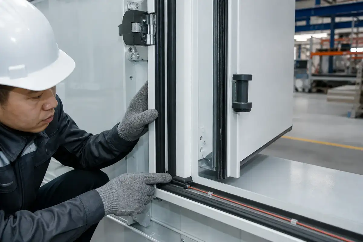 Муздаткыч камера эшиктери — жылма эшик — муздаткыч камера 10 | Arteco New Materials Technology (Kazakhstan) Group Ltd.