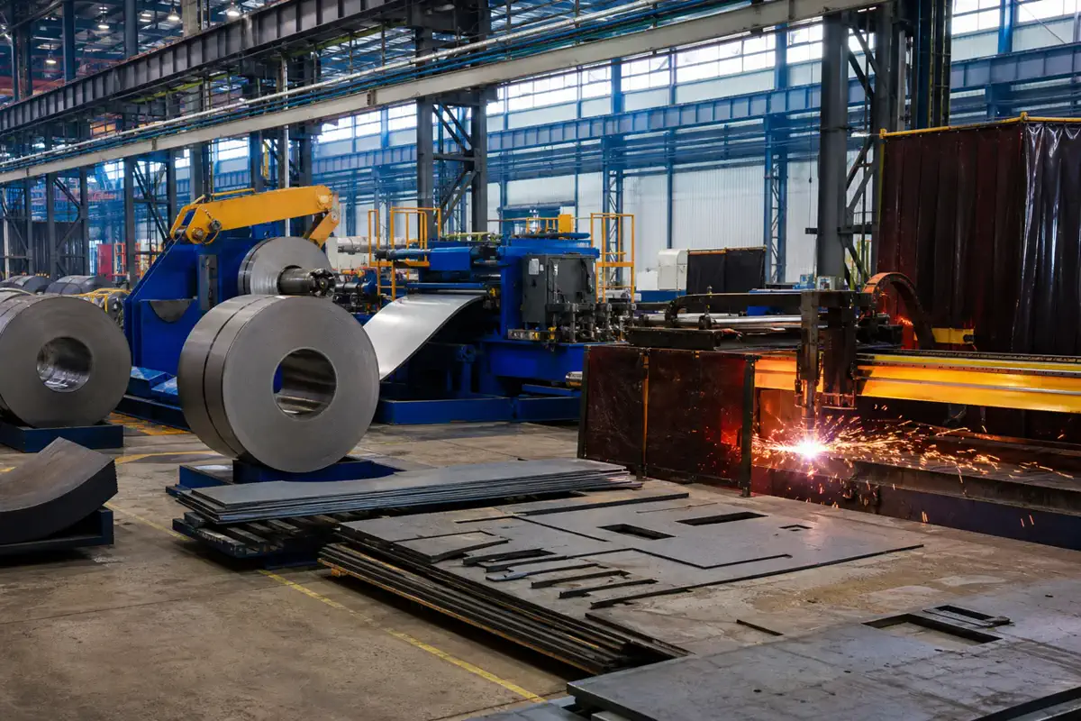 Стальные конструкции — промышленный склад — производственный процесс 16 | Arteco New Materials Technology (Kazakhstan) Group Ltd.