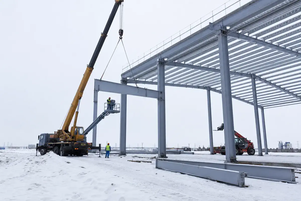 Стальные конструкции — Logistics warehouses — узел ламинирования панели 18 | Arteco New Materials Technology (Kazakhstan) Group Ltd.