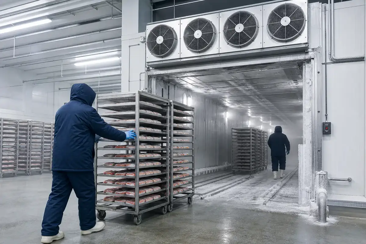 Meat & seafood freezing — Seafood — panel lamination detail 03 | Arteco New Materials Technology (Kazakhstan) Group Ltd.