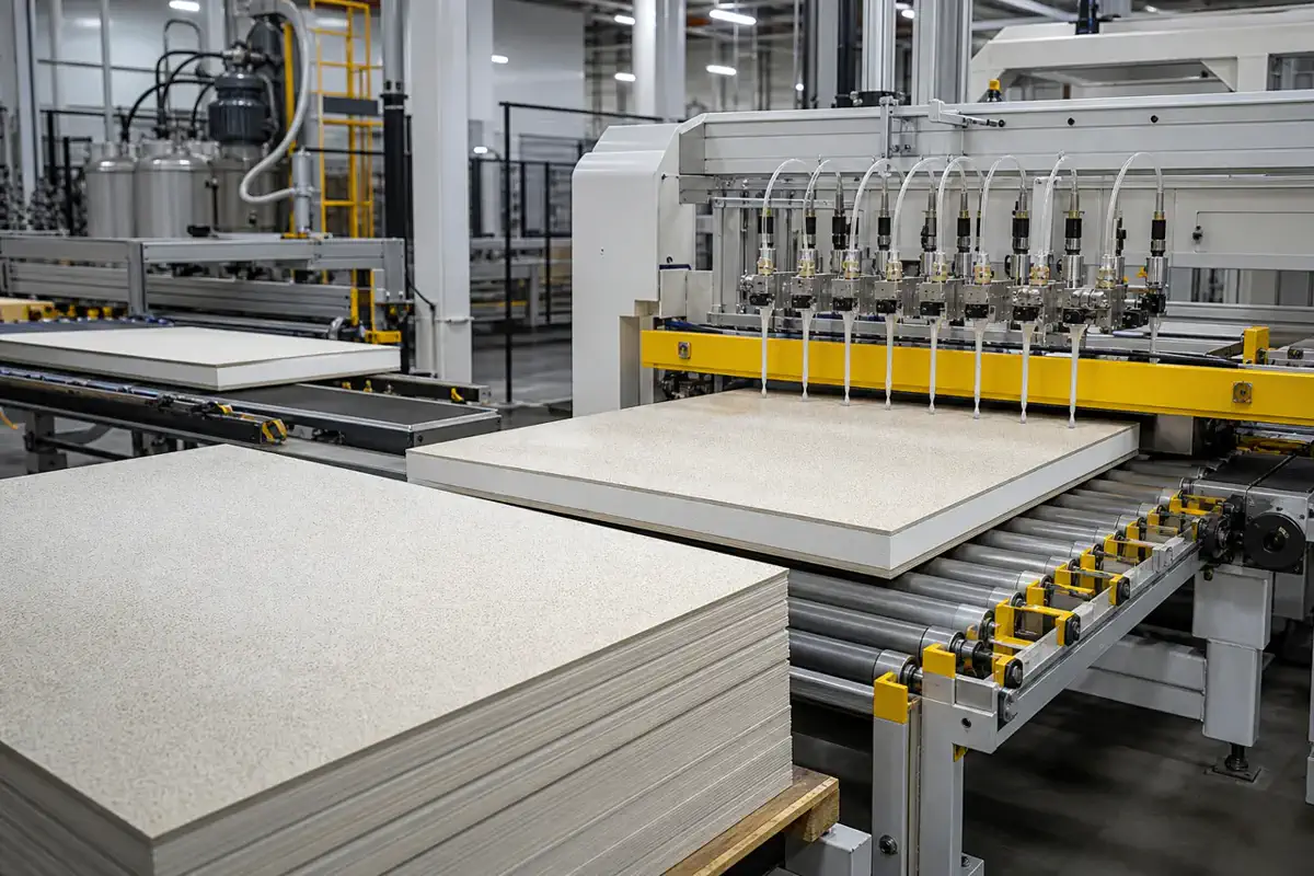 Insulated decorative integrated panels — Office and public facades — incoming material inspection 17 | Arteco New Materials Technology (Kazakhstan) Group Ltd.