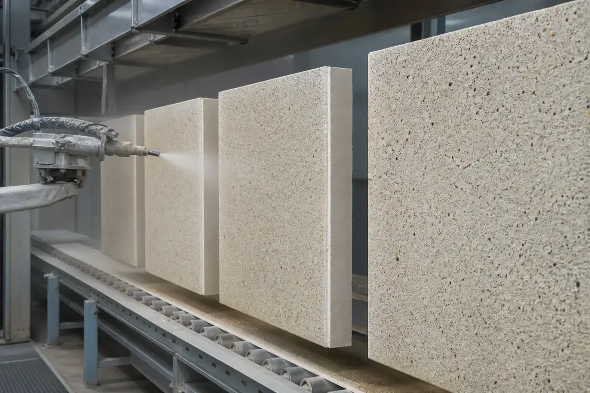 Insulated decorative integrated panels — calcium-silicate facade panel — wall installation detail 08 | Arteco New Materials Technology (Kazakhstan) Group Ltd.