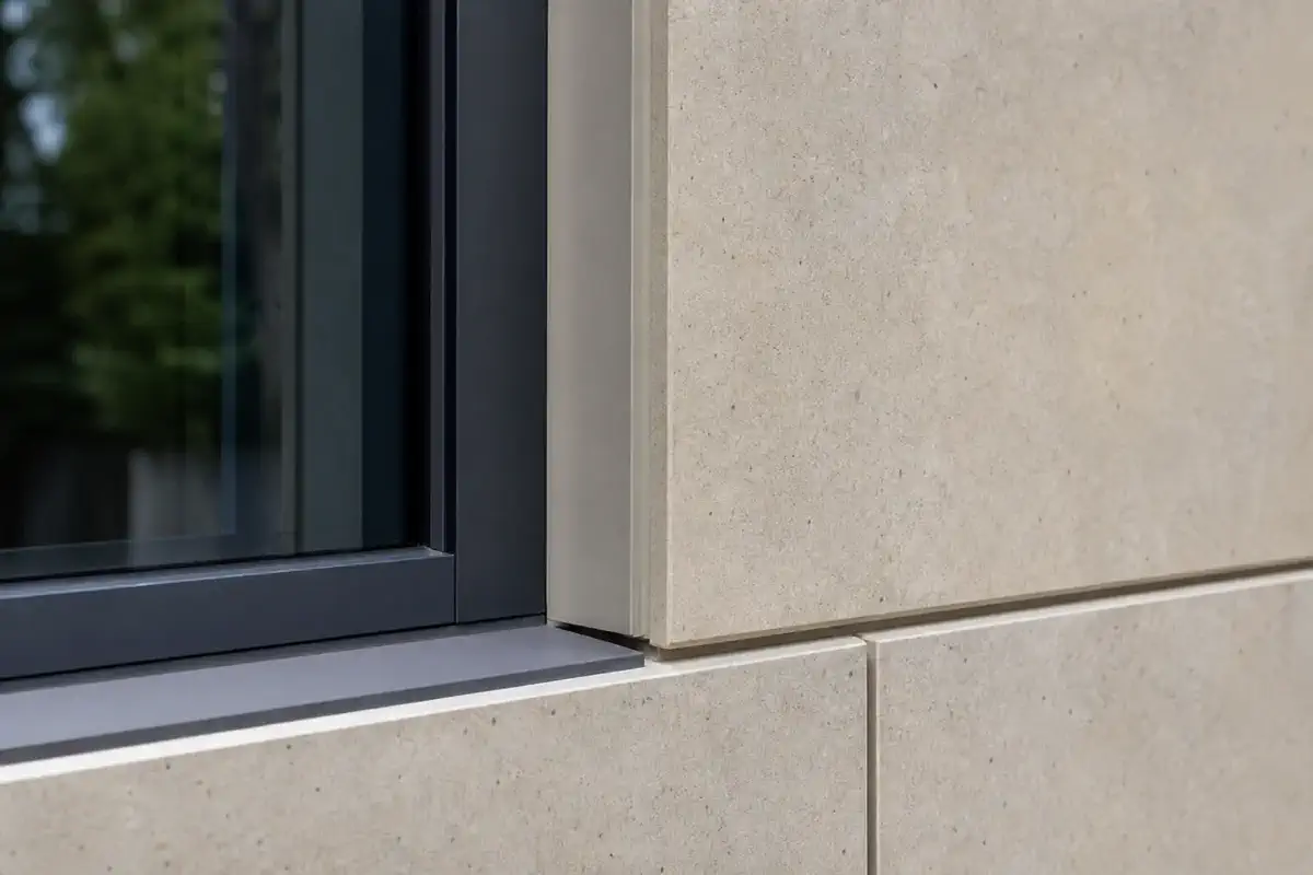 Insulated decorative integrated panels — Office and public facades — wall installation detail 23 | Arteco New Materials Technology (Kazakhstan) Group Ltd.